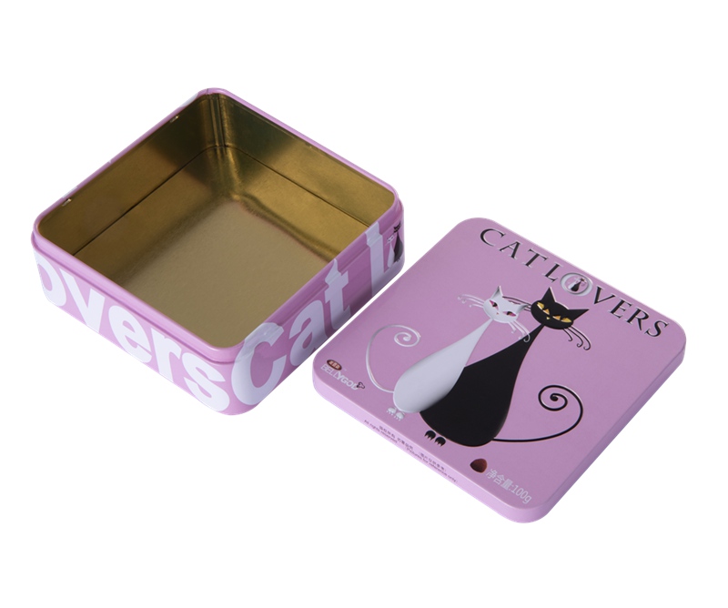 High quality square sweet candy tin box High quality square sweet candy tin box